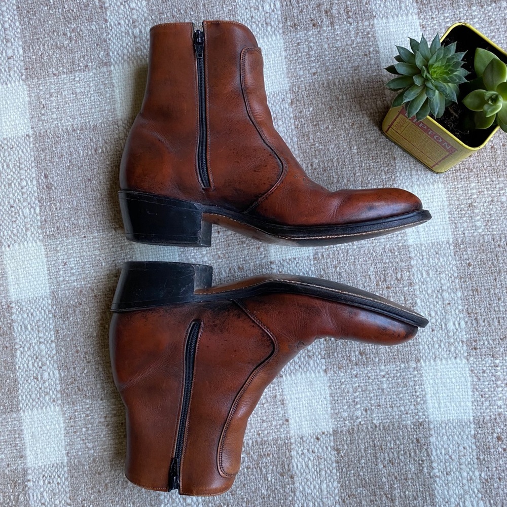 ⚡️SOLD⚡️ Vtg 70s Levi’s Ankle Western Cowboy Boot - Picture 3 of 10